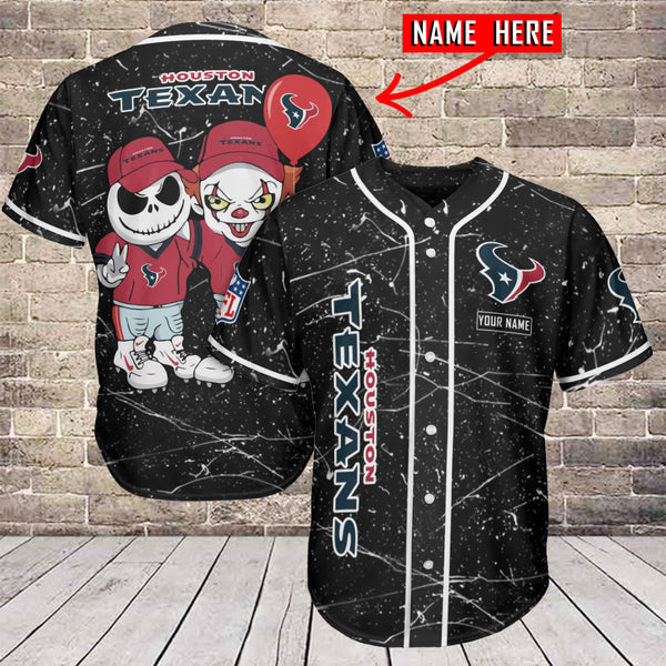 Houston Texans Personalized Baseball Jersey 003