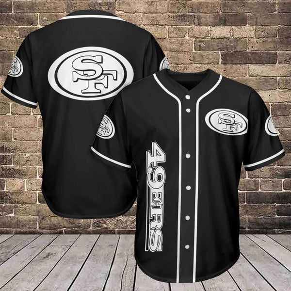 San Francisco 49ers Personalized Baseball Jersey 023