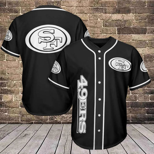 San Francisco 49ers Personalized Baseball Jersey 023
