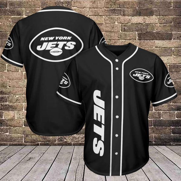 New York Jets Personalized Baseball Jersey 006