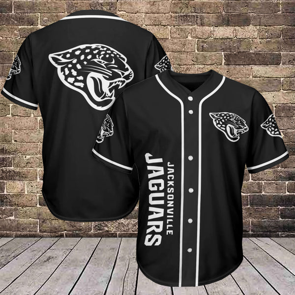Jacksonville Jaguars Personalized Baseball Jersey 005