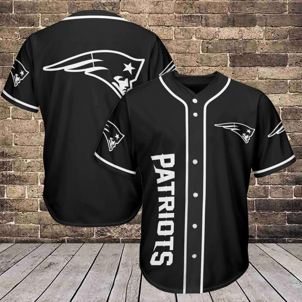 New England Patriots Personalized Baseball Jersey 005