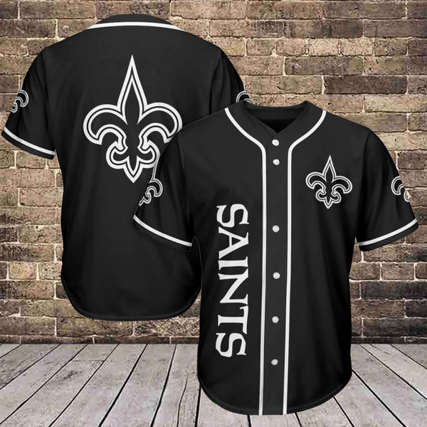 New Orleans Saints Personalized Baseball Jersey 014