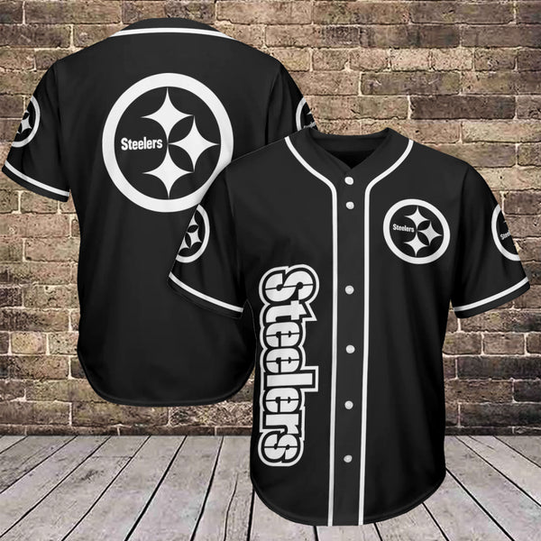 Pittsburgh Steelers Personalized Baseball Jersey 021