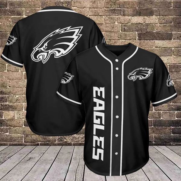 Philadelphia Eagles Personalized Baseball Jersey 019