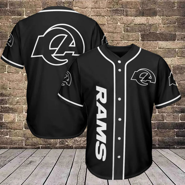 Los Angeles Rams Personalized Baseball Jersey 007
