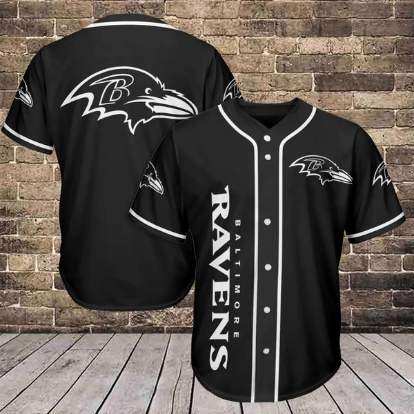 Baltimore Ravens Personalized Baseball Jersey 008
