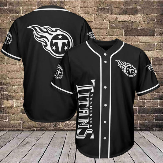 Tennessee Titans Personalized Baseball Jersey 012