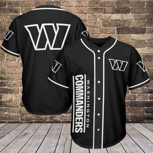 Washington Commanders Personalized Baseball Jersey 008