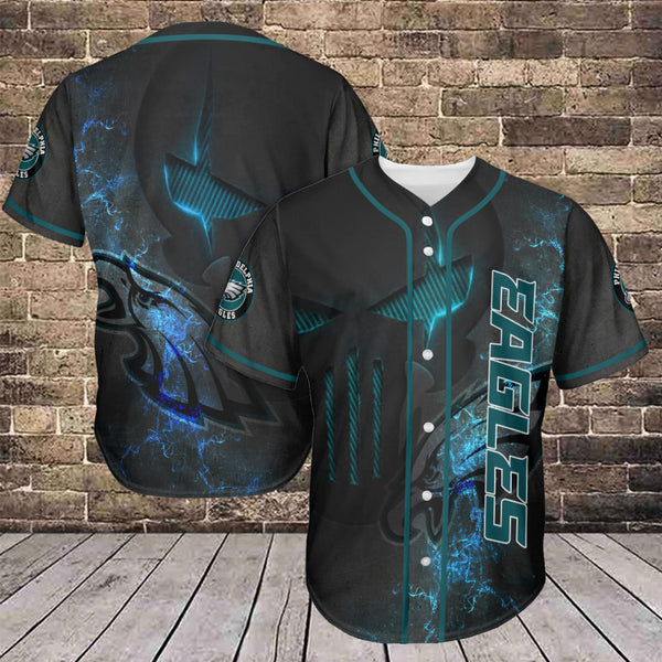 Philadelphia Eagles Personalized Baseball Jersey 009