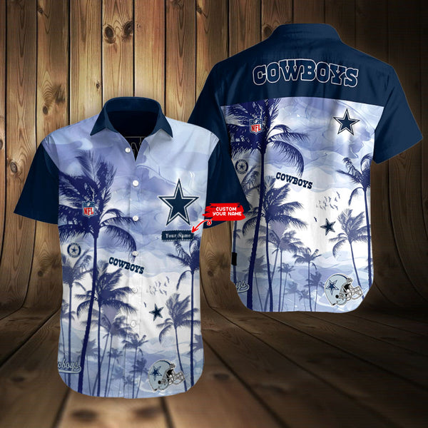 Dallas Cowboys 2 (18) Personalized Hawaiian Button down shirt