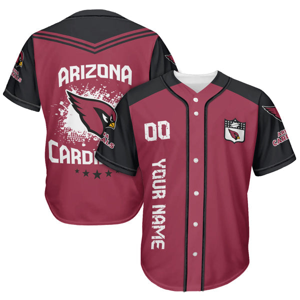 Arizona Cardinals Personalized Baseball Jersey 018