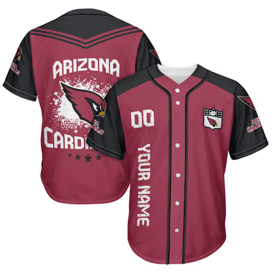Arizona Cardinals Personalized Baseball Jersey 018