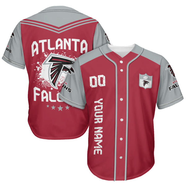 Atlanta Falcons Personalized Baseball Jersey 032