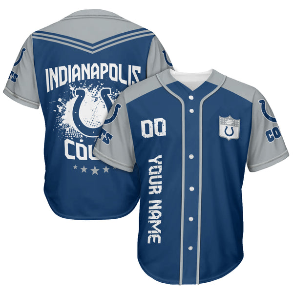 Indianapolis Colts Personalized Baseball Jersey 007