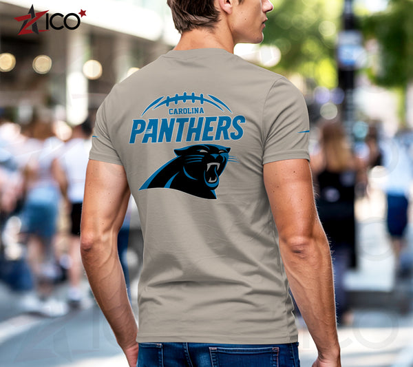 Carolina Panthers Henley Short Sleeve T-Shirt Trending C004