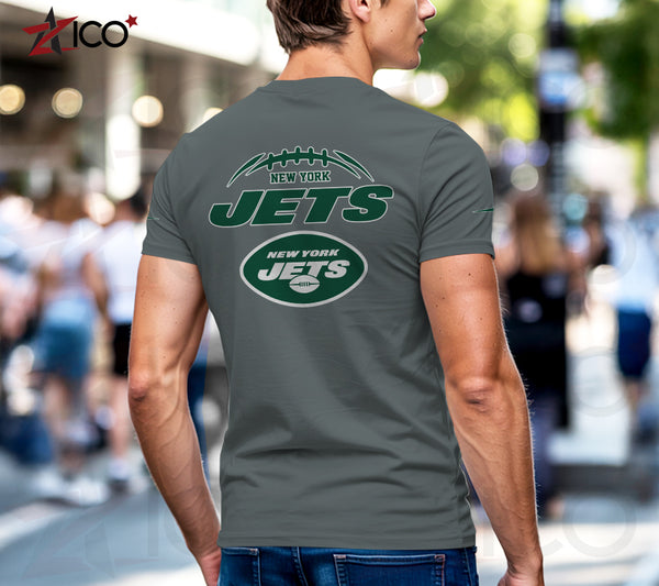 New York Jets Henley Short Sleeve T-Shirt Trending C004
