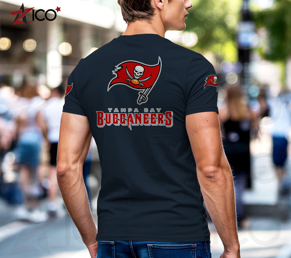 Tampa Bay Buccaneers Henley Short Sleeve T-Shirt Trending C003
