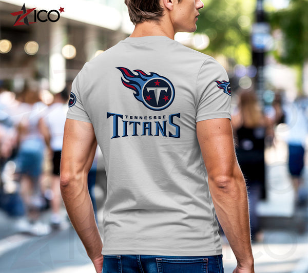 Tennessee Titans Henley Short Sleeve T-Shirt Trending C003