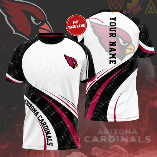 Arizona Cardinals Personalized 3D T-shirt A01