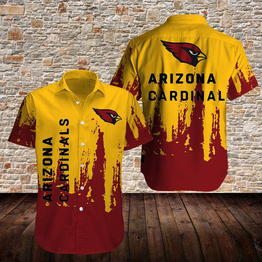 Arizona Cardinals Personalized Button Shirt and T-shirt 4