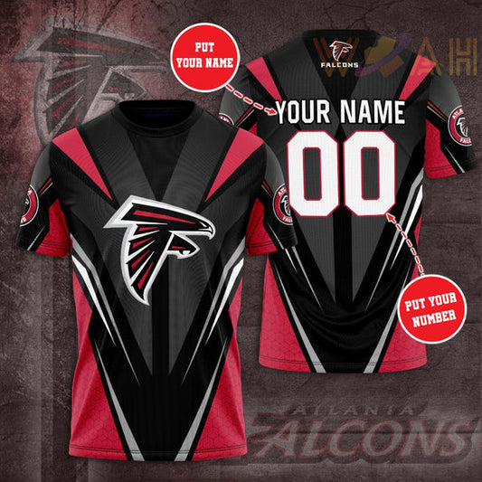Atlanta Falcons Personalized 3D T-shirt A02