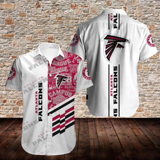 Atlanta Falcons Personalized Button Shirt and T-shirt 3