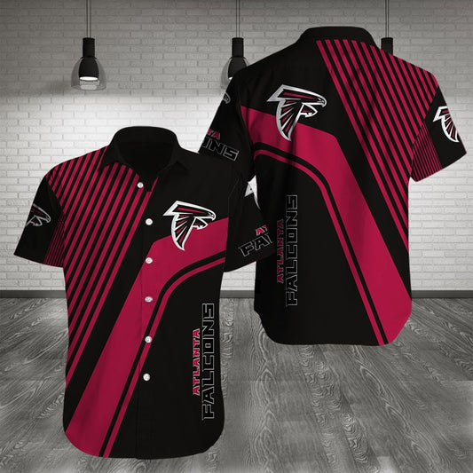 Atlanta Falcons Personalized Button Shirt and T-shirt 2