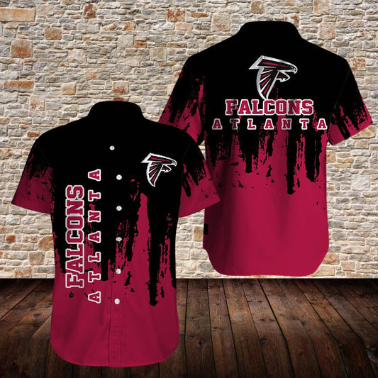 Atlanta Falcons Personalized Button Shirt and T-shirt 4
