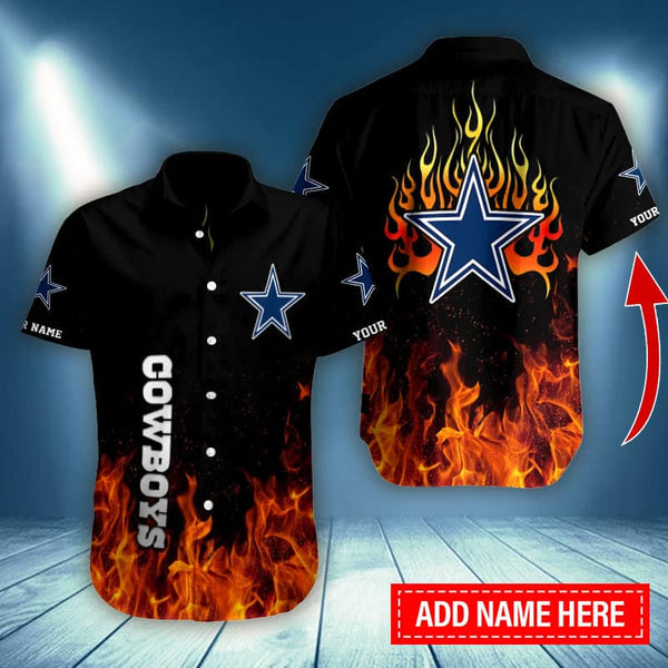 Dallas Cowboys 2 (35) Personalized Hawaiian Button down shirt