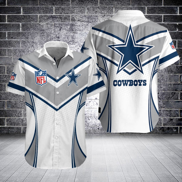 Dallas Cowboys 2 (40) Personalized Hawaiian Button down shirt