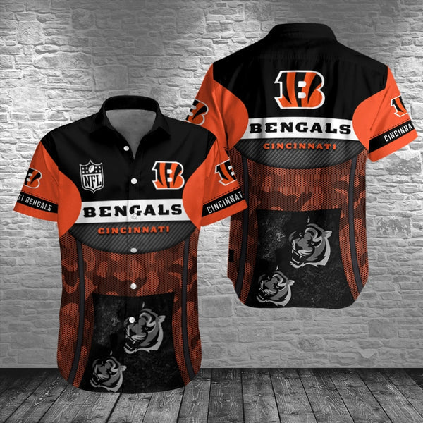 Cincinnati Bengals 2 (7) Personalized Hawaiian Button down shirt