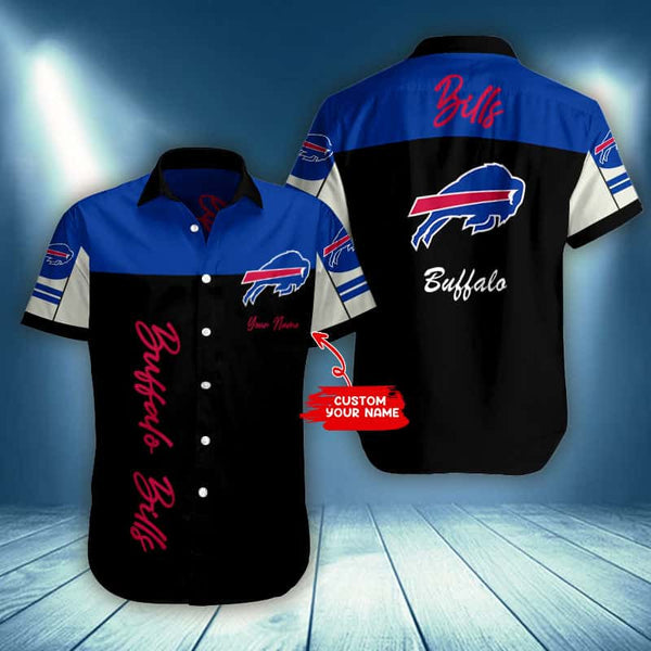 Buffalo Bills 2 (10) Personalized Hawaiian Button down shirt