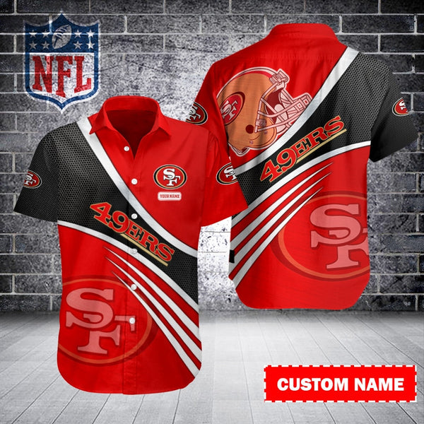 San Francisco 49ers 2 (10) Personalized Hawaiian Button down shirt