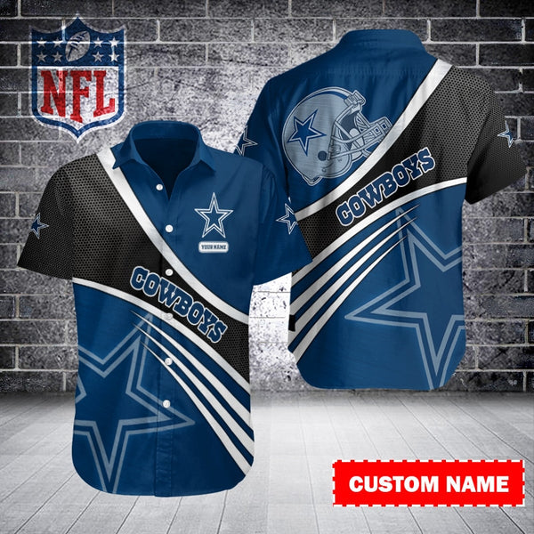 Dallas Cowboys 2 (19) Personalized Hawaiian Button down shirt