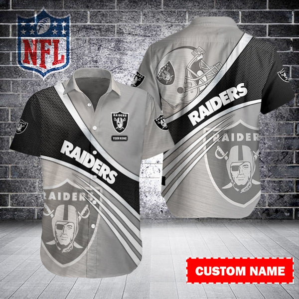 Las Vegas Raiders 2 (2) Personalized Hawaiian Button down shirt