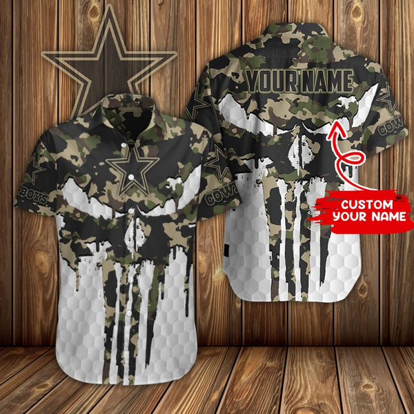 Dallas Cowboys 2 (21) Personalized Hawaiian Button down shirt