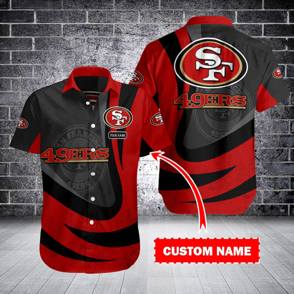 San Francisco 49ers 2 (9) Personalized Hawaiian Button down shirt