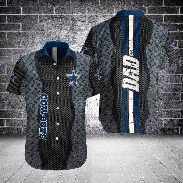 Dallas Cowboys 2 (25) Personalized Hawaiian Button down shirt