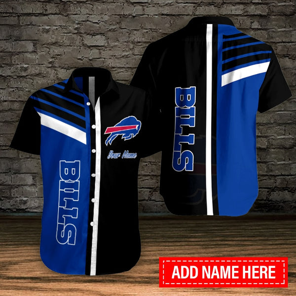 Buffalo Bills 2 (6) Personalized Hawaiian Button down shirt