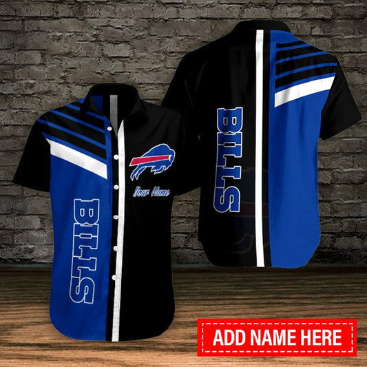 Buffalo Bills 2 (6) Personalized Hawaiian Button down shirt