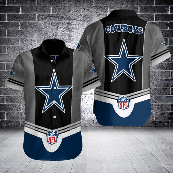 Dallas Cowboys 2 (27) Personalized Hawaiian Button down shirt