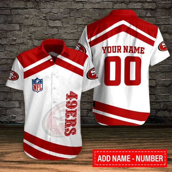 San Francisco 49ers 2 (12) Personalized Hawaiian Button down shirt