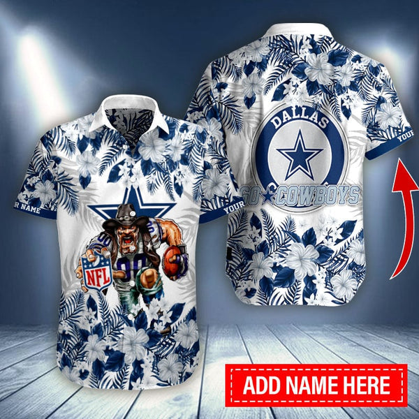 Dallas Cowboys 2 (32) Personalized Hawaiian Button down shirt
