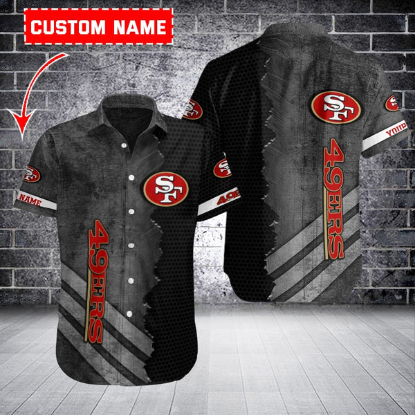 San Francisco 49ers 2 (13) Personalized Hawaiian Button down shirt