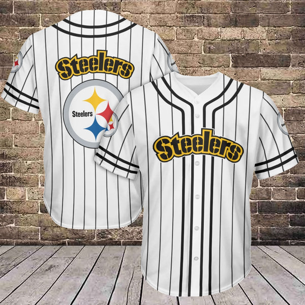Pittsburgh Steelers Personalized Baseball Jersey 016