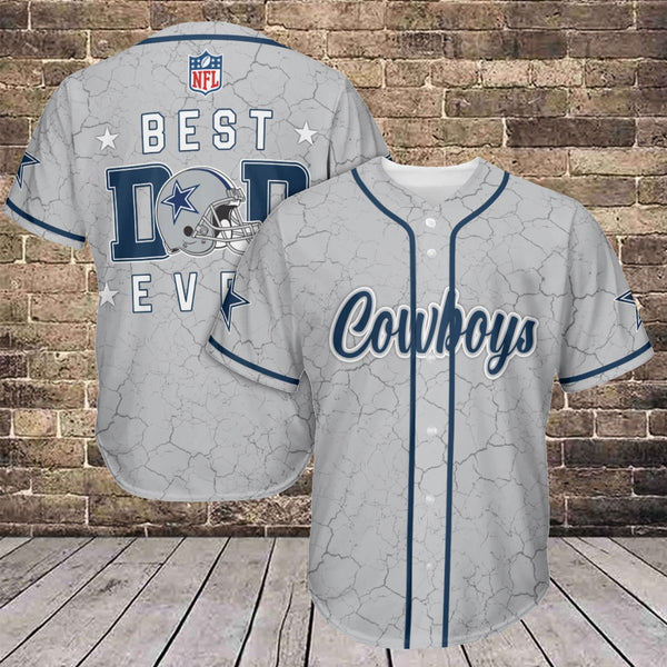 Dallas Cowboys Personalized Baseball Jersey 032