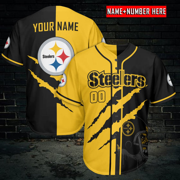 Pittsburgh Steelers Personalized Baseball Jersey 032