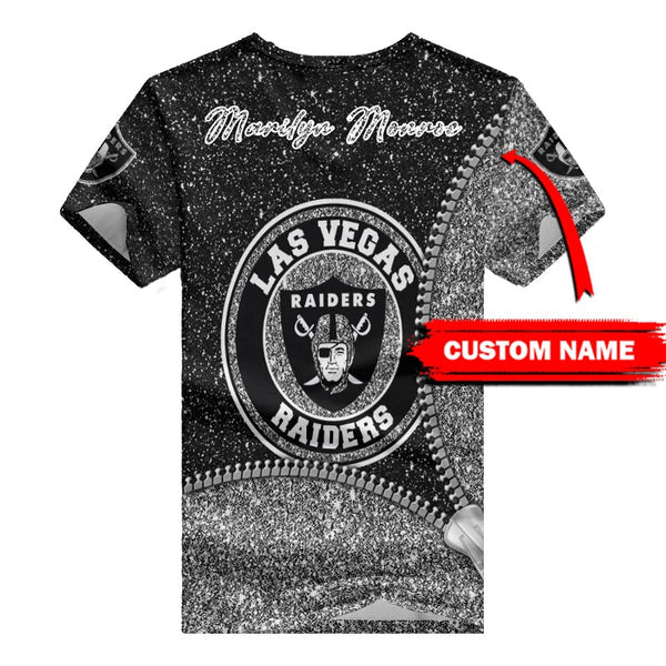 Las Vegas Raiders 1 (36) Personalized V-neck Women T-shirt