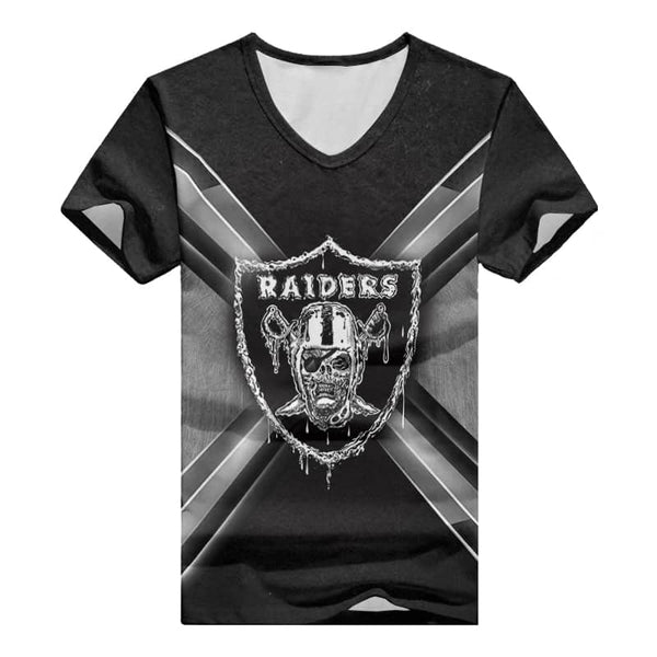 Las Vegas Raiders 1 (44) Personalized V-neck Women T-shirt